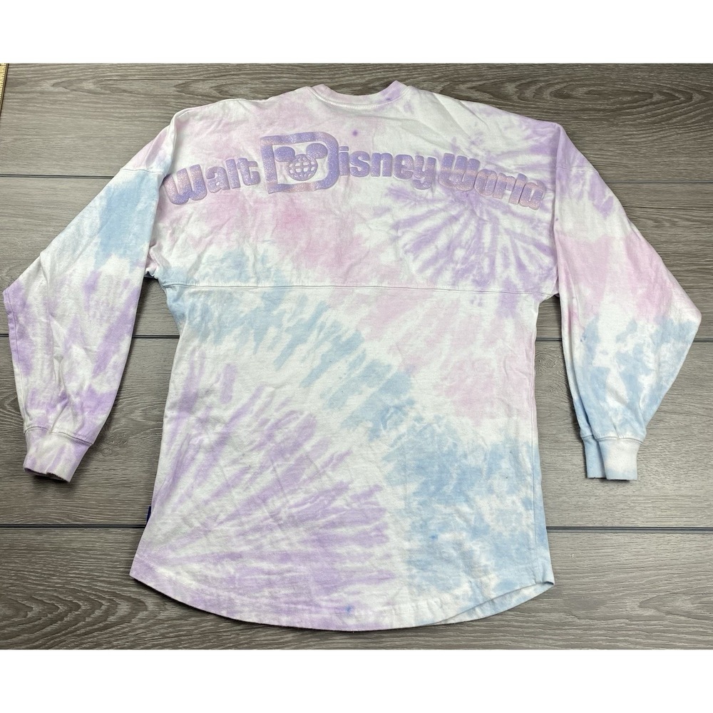 Walt Disney World Women's Pastel Tie Dye Spirit Jersey Multicolor Size XS - Picture 3 of 9